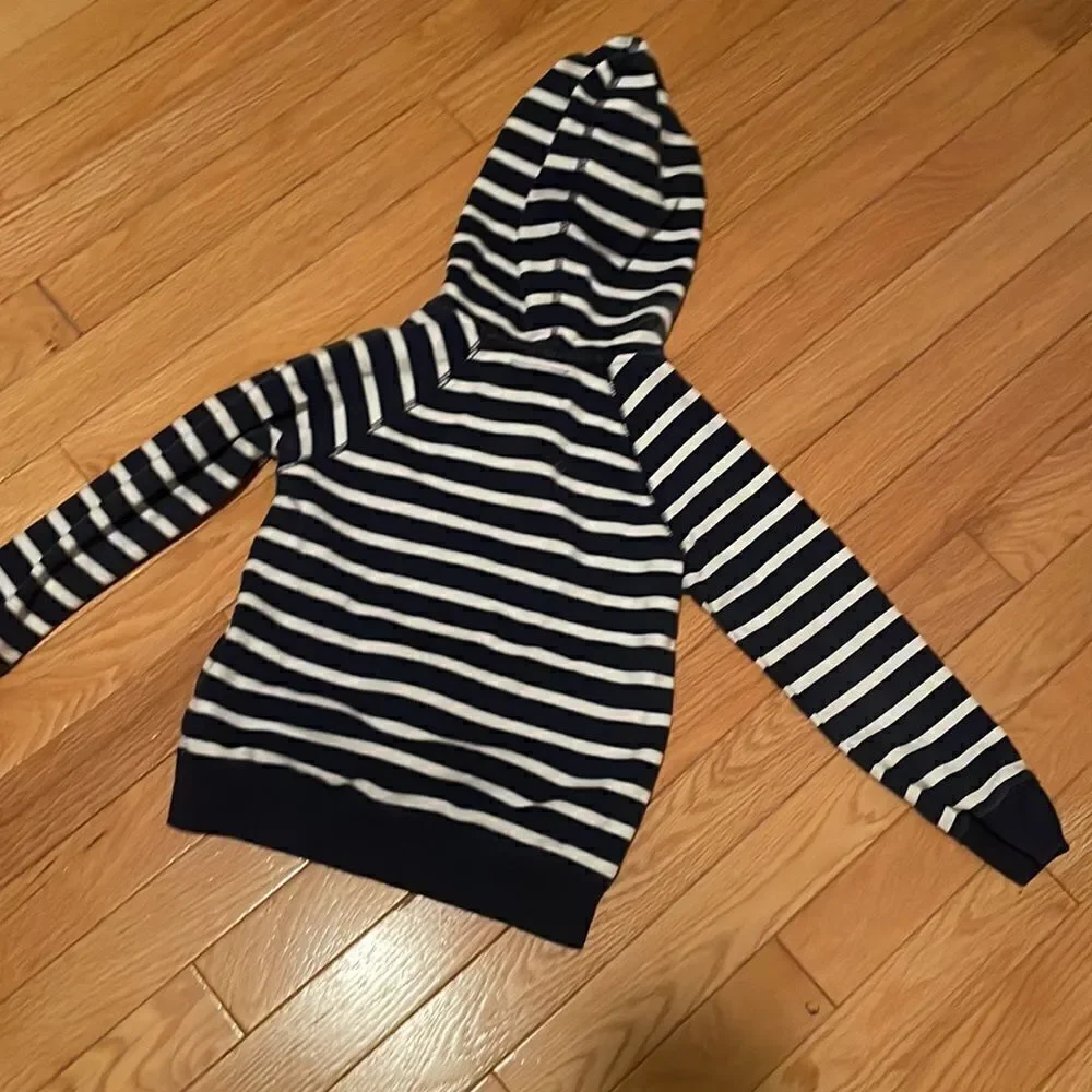 Osh kosh striped zip up sweater